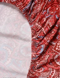 CORTINA SPANDEX RedColor Polyster Fabric Elastic Chair Cover Stretch Removable Washable 1Pcs - Red, Polyster, Pack of1